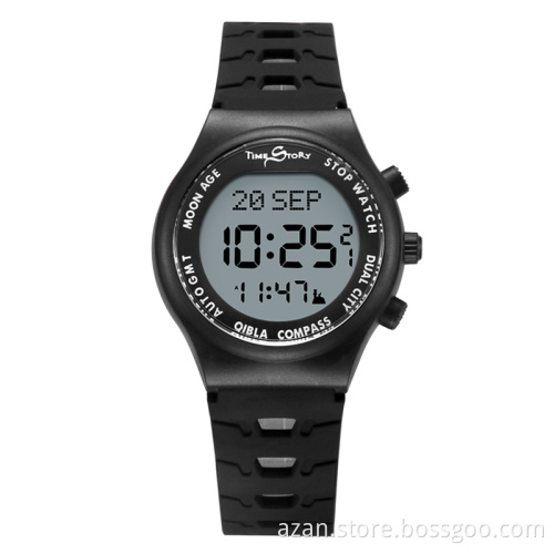 muslim azan watch azan clock islam alrm prayer watch OEM ODM